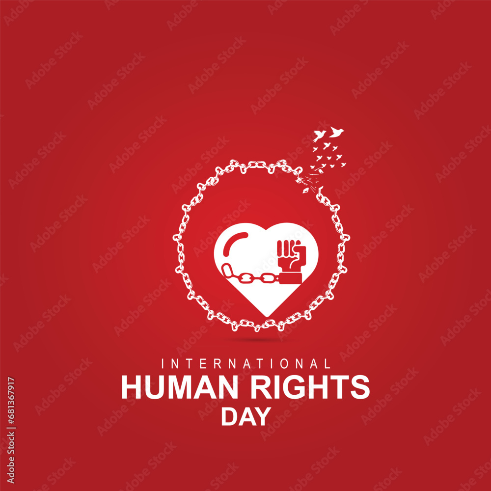  vector Creative Human Rights Day, 10 December