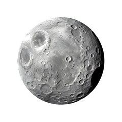 round moon isolated on transparent background ,full moon png ,generative ai