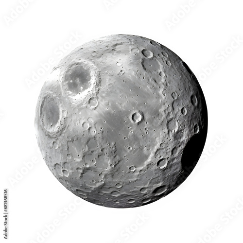 Wallpaper Mural round moon isolated on transparent background ,full moon png ,generative ai Torontodigital.ca