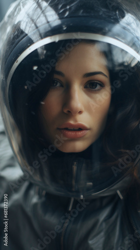 Starry Horizon: Beautiful Astronauts in Galactic Splendor, Generative AI