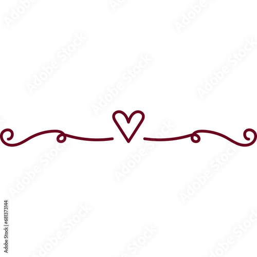 Doodel Love Divider
