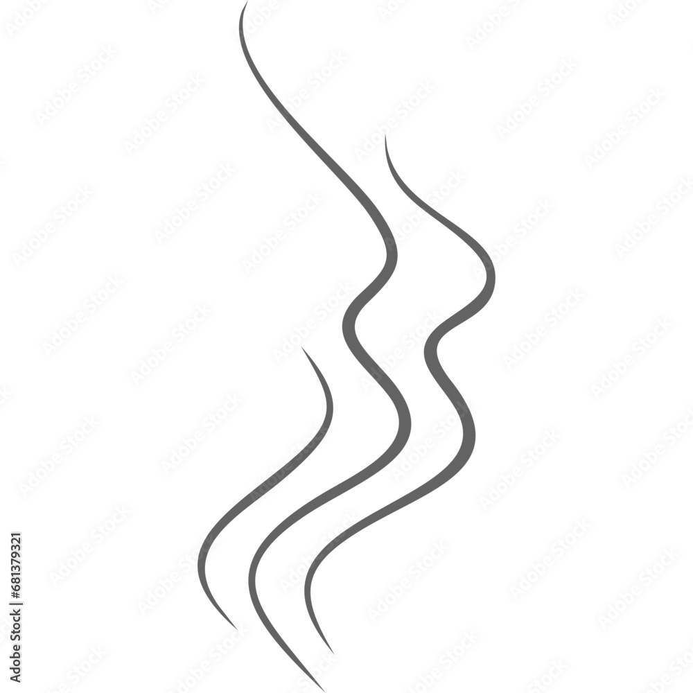 Fototapeta premium Smoke Line Art