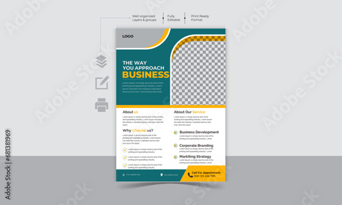 Creative modern business Flyer Template 