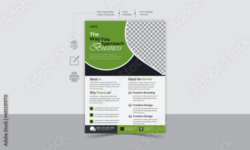Creative modern business Flyer Template 