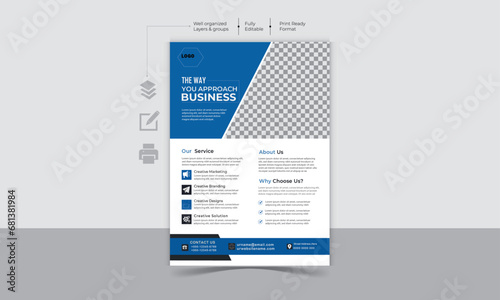 Creative modern business Flyer Template 