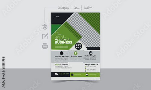 Creative modern business Flyer Template 