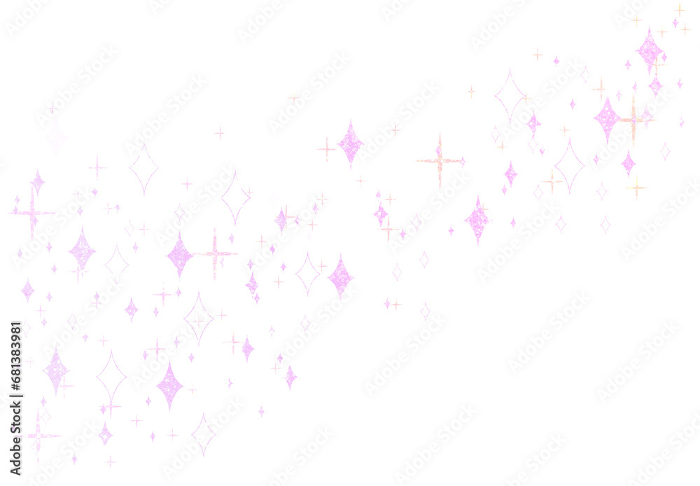 pastel pink sparkle twinkle splatter glitter border frame random luxury sparkling confetti light effect  for christmas birthday decoration 