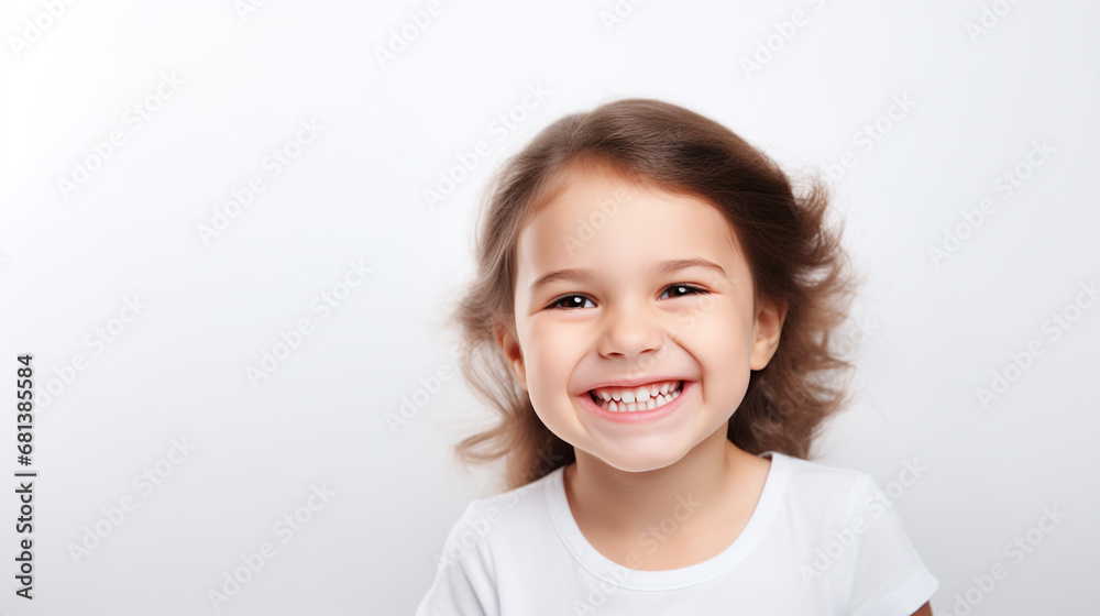 Child with a toothy smile enjoying good mood isolated on white background. Dental care. Dentistry concept. Child with a toothy smile enjoying good mood isolated on white background. Dental care. Dentistry concept.