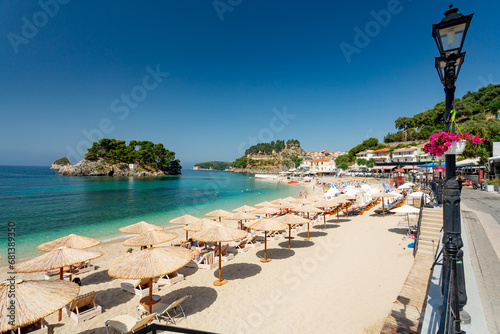Fototapeta Naklejka Na Ścianę i Meble -  Parga. Greece. Krioneri beach view