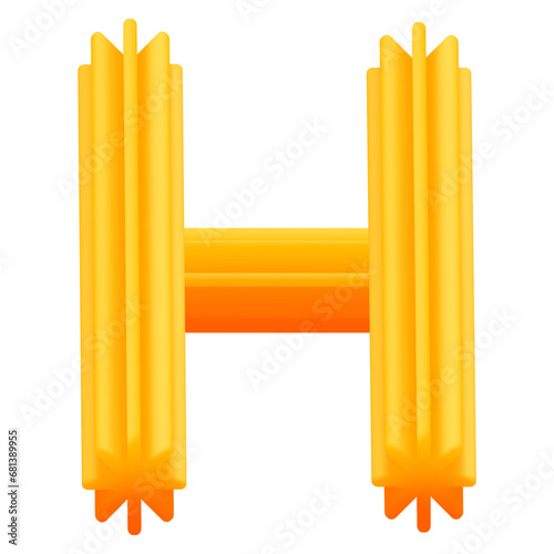 Letter H-cheesy