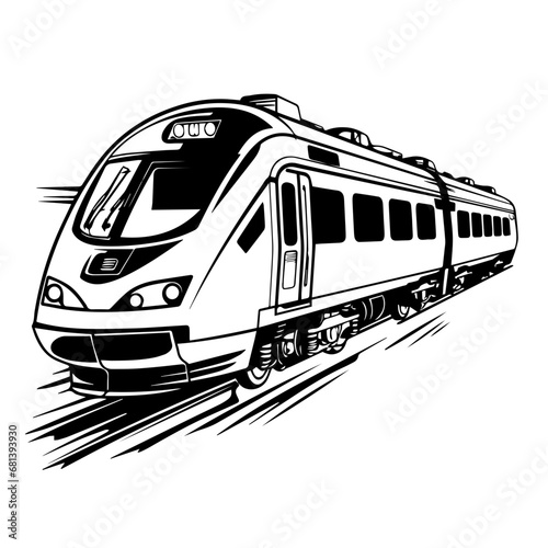 Fast Moving Train photo