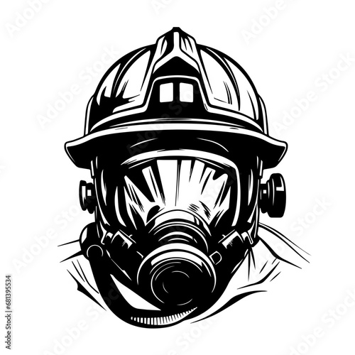 Firefighter Helmet Front photo