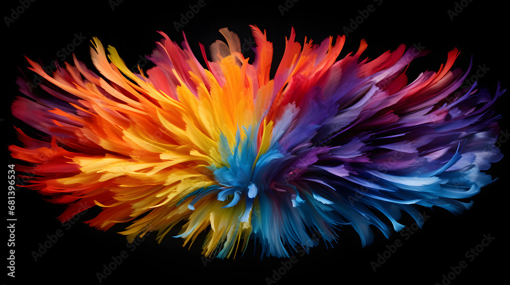 colorful explosive background colorful explosive background