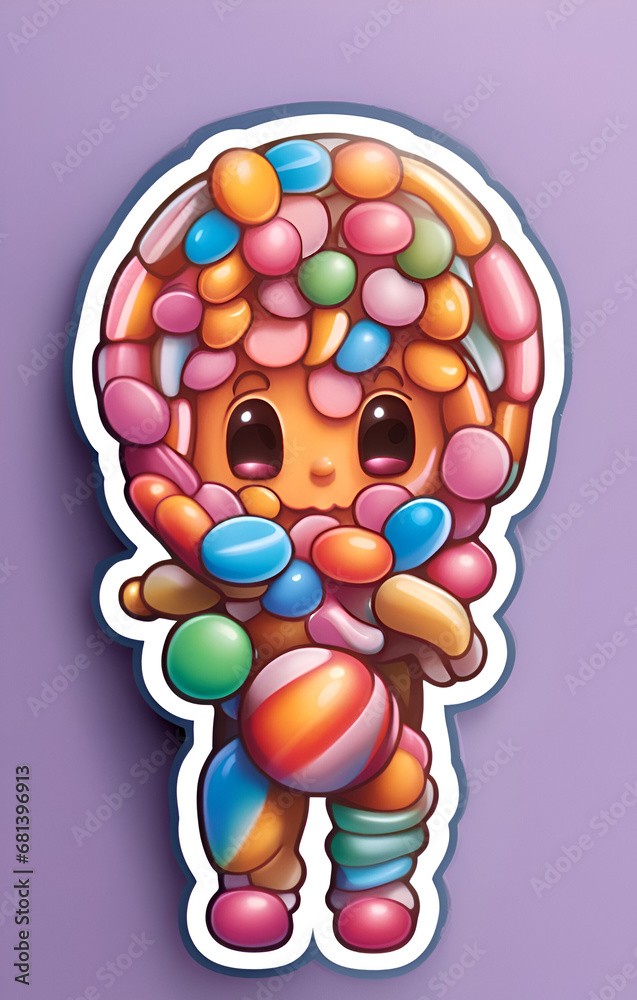 candy sticker
