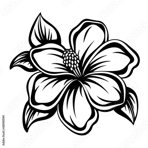 Frangipani Flower Design