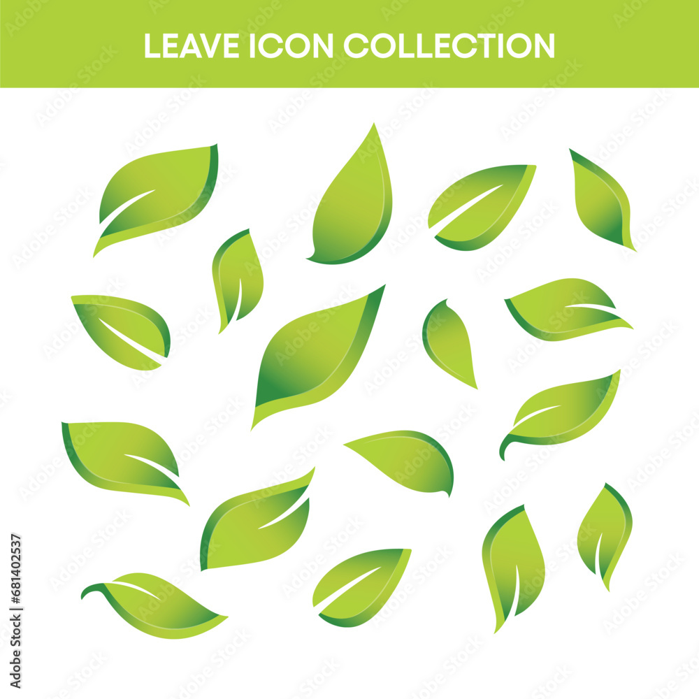 Organic Leaf Vector Graphics Pack Organic Leaf Vector Graphics Pack