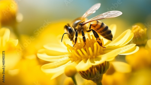 Bee and flower. © Ideas