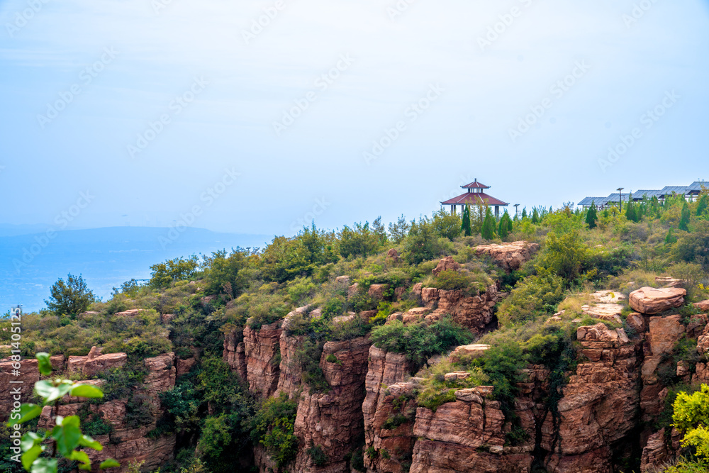 Fototapeta premium Mountains under the blue sky