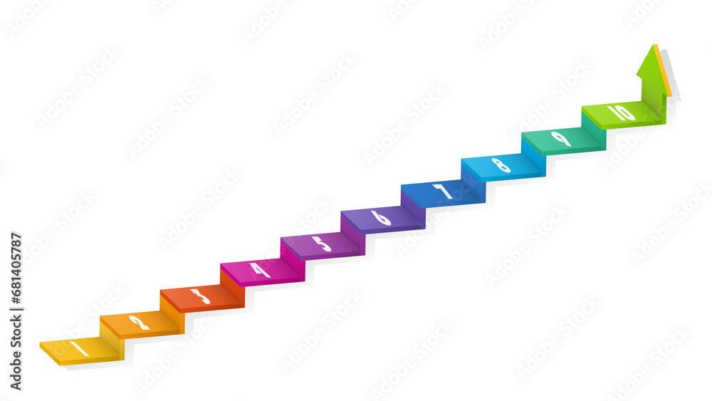 3d stair infographic elements design with 10 options, Steps or processes and marketing can be used for presentation. 3d stair infographic elements design with 10 options, Steps or processes and marketing can be used for presentation.