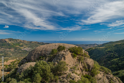 Pietra Tonda, one of the largest rock formations in the Aspromonte national park.