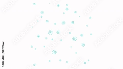 A Snowfall Element Winter Animation