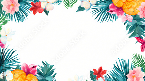 Summer flower PPT background poster web page  summer flower background