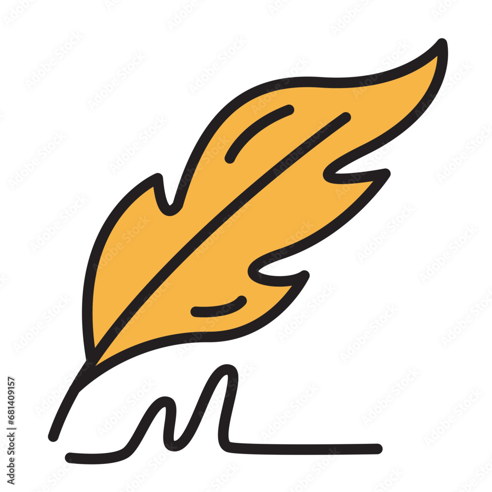 Obraz premium Quill Pen Icon