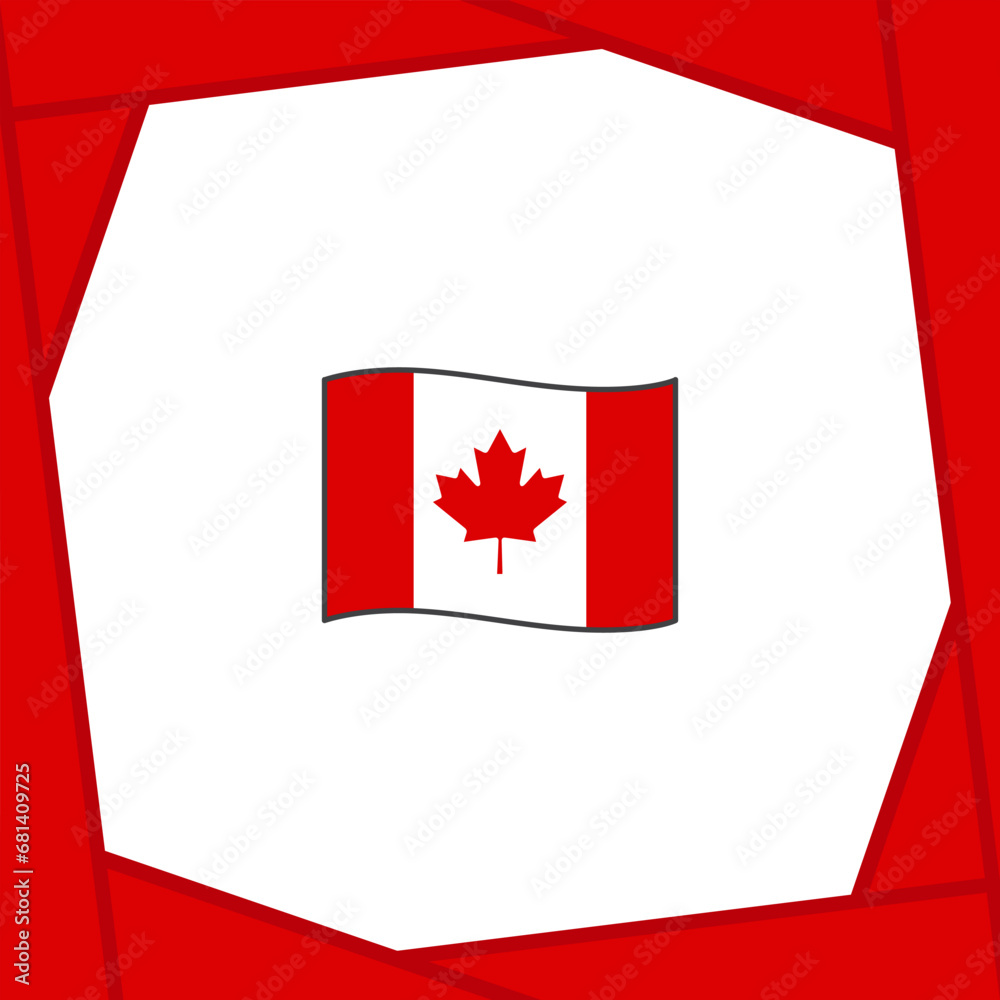 Canada Flag Abstract Background Design Template. Canada Independence Day Banner Social Media Post. Canada Banner Canada Flag Abstract Background Design Template. Canada Independence Day Banner Social Media Post. Canada Banner