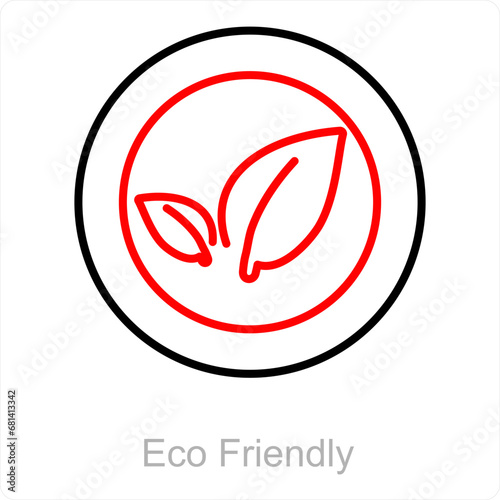Eco Friendly and agriculture icon concept