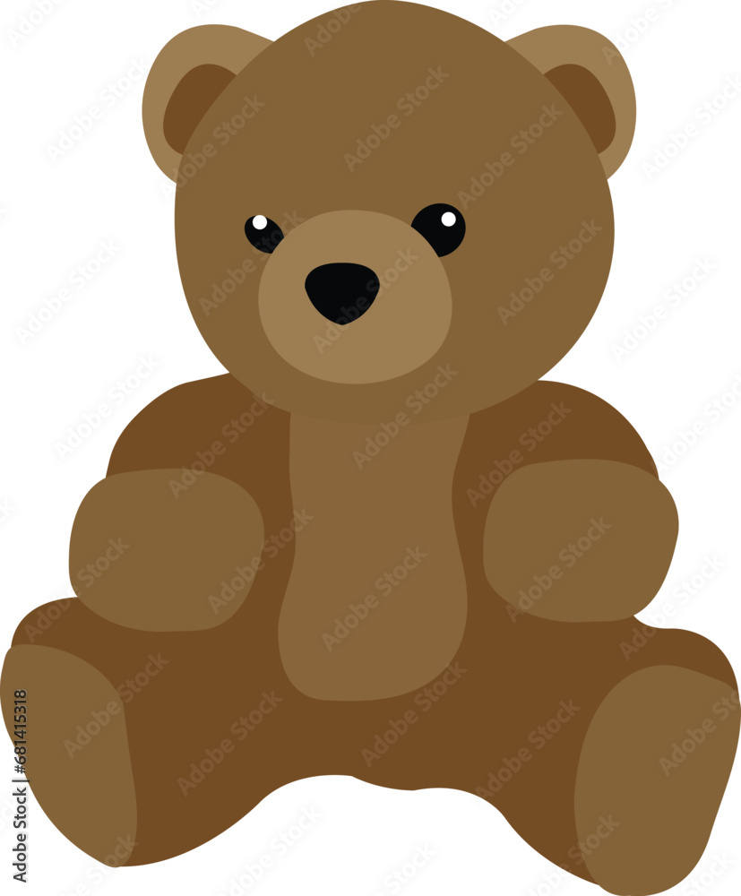 Fototapeta premium teddy bear vector image