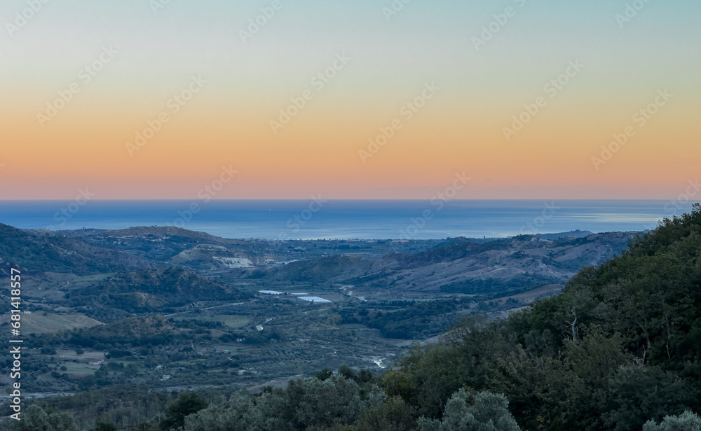 Panoramas along the paths of the Aspromonte national park. Panoramas along the paths of the Aspromonte national park.