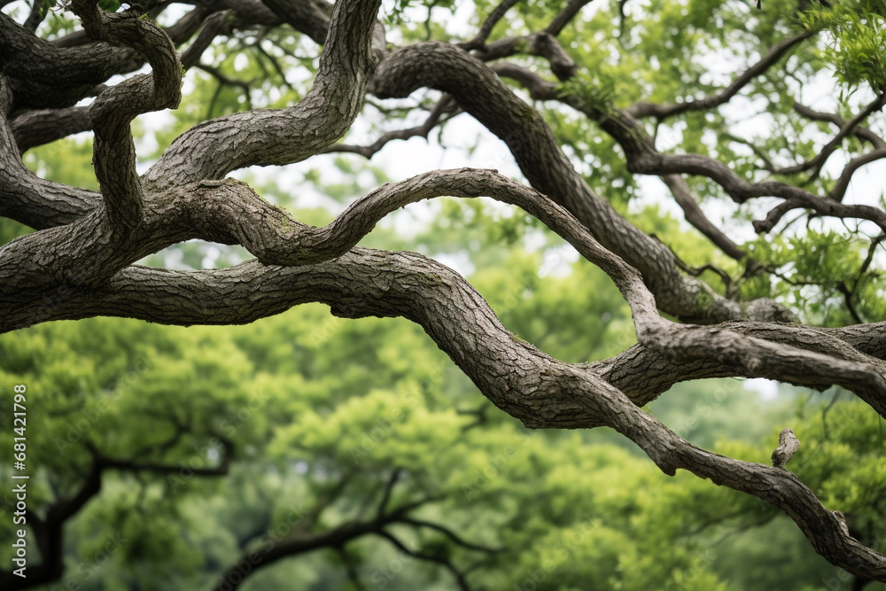 the enduring strength and flexibility of trees as they withstand the 