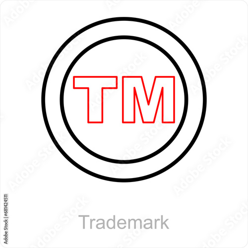Trademark and product icon concept 