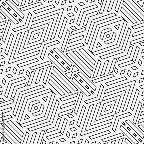 Abstract geometric seamless pattern.