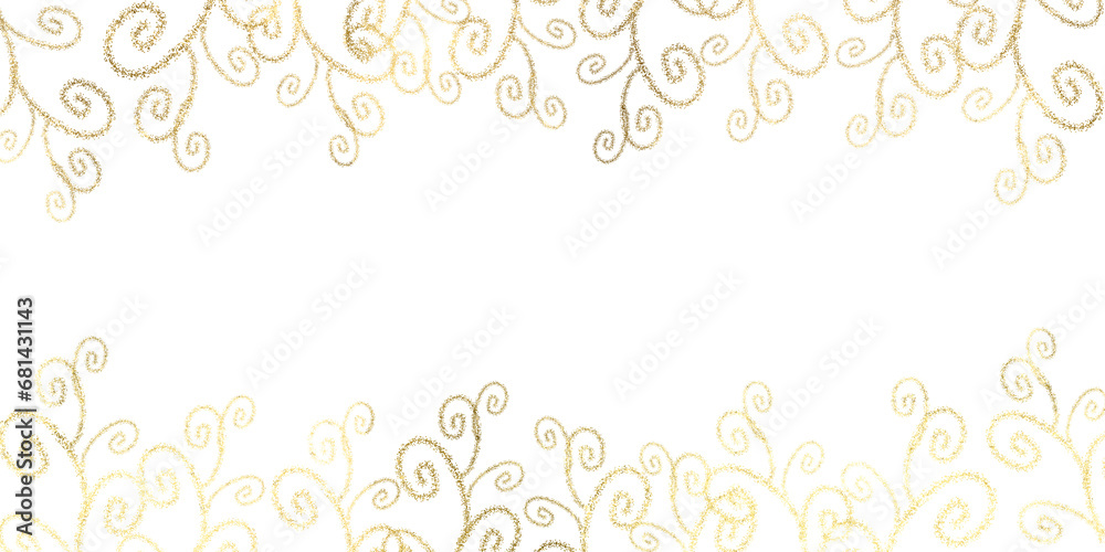 Gold Foil Frame gold splatter frames glitter,Gold stroke  background. Gold sparkle splatter border.