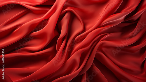 red silk background HD 8K wallpaper Stock Photographic Image 