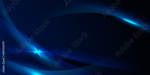 blue abstract background With luxurious elements Vector illustration