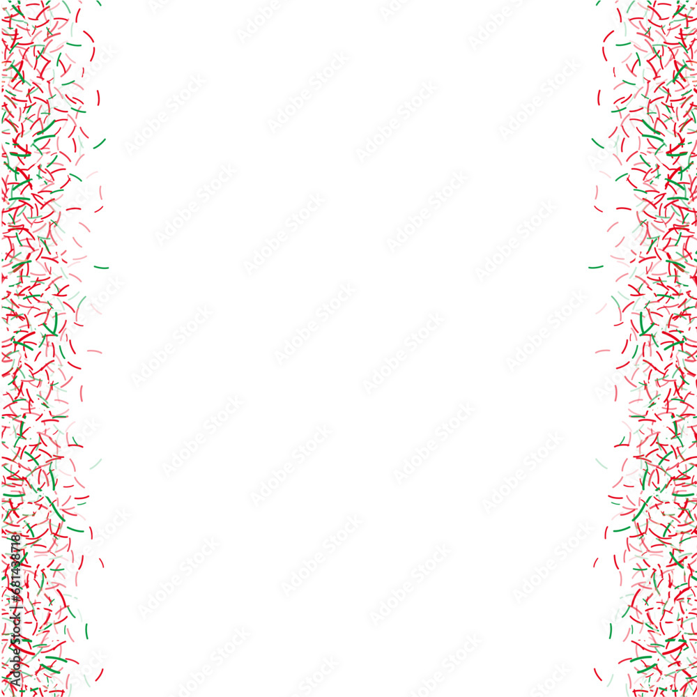 Obraz premium christmas frame sprinkles falling