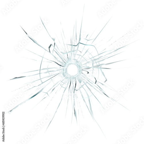 Bullet Hole In Transparent Glass PNG. Broken Glass PNG. Different Types Of Glass Crack . broken glass sphere