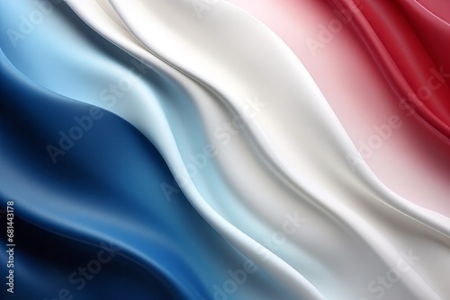 France flag waving texture. Red blue and red photo