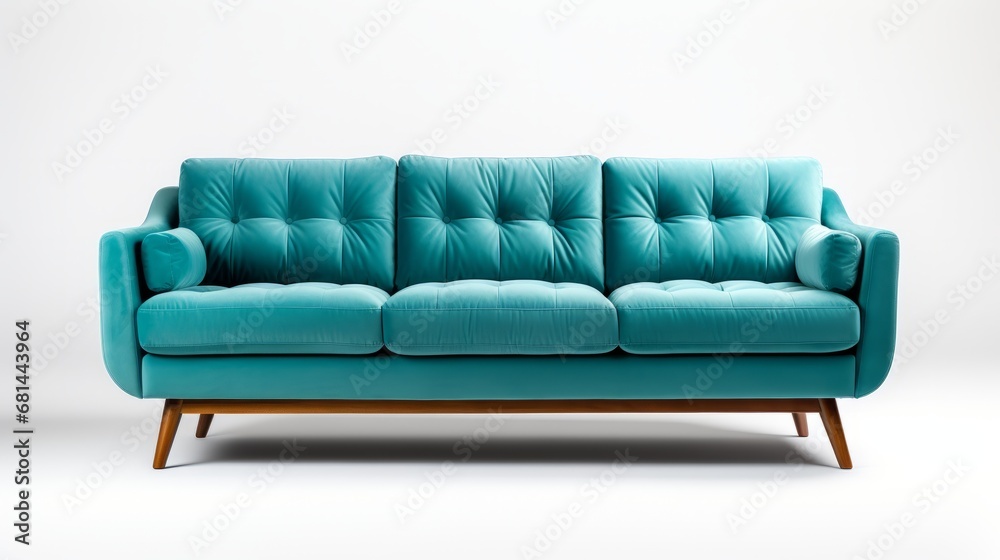 A sofa isolated on a white background A sofa isolated on a white background