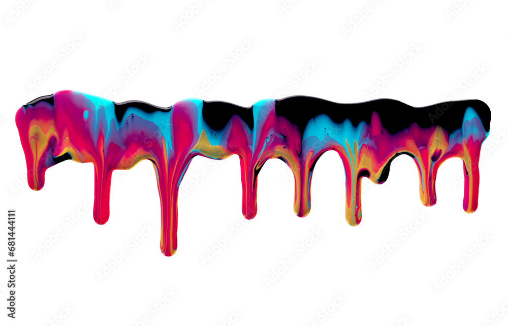 Grunge graffiti paint drips isolated on white background Grunge graffiti paint drips isolated on white background
