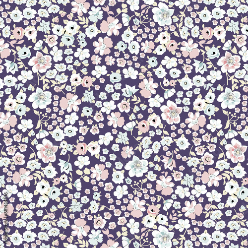 seamless pattern with flowers