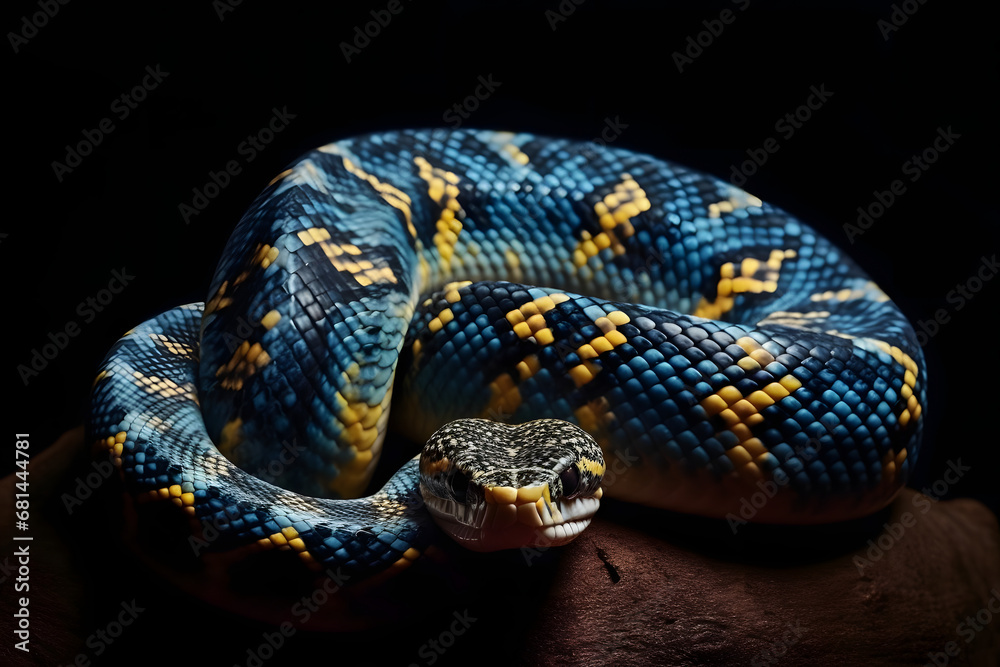 Fototapeta premium close up of a snake. 