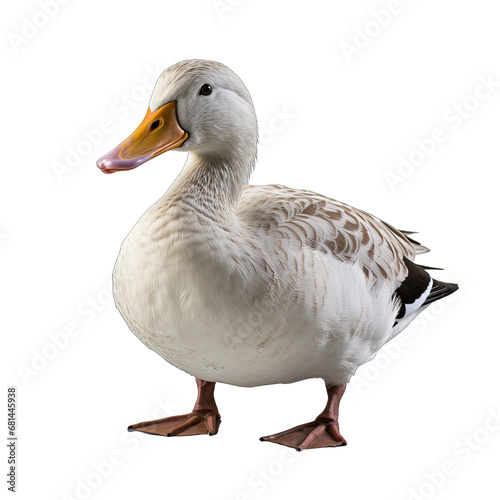 Duck Isolated on Transparent or White Background, PNG