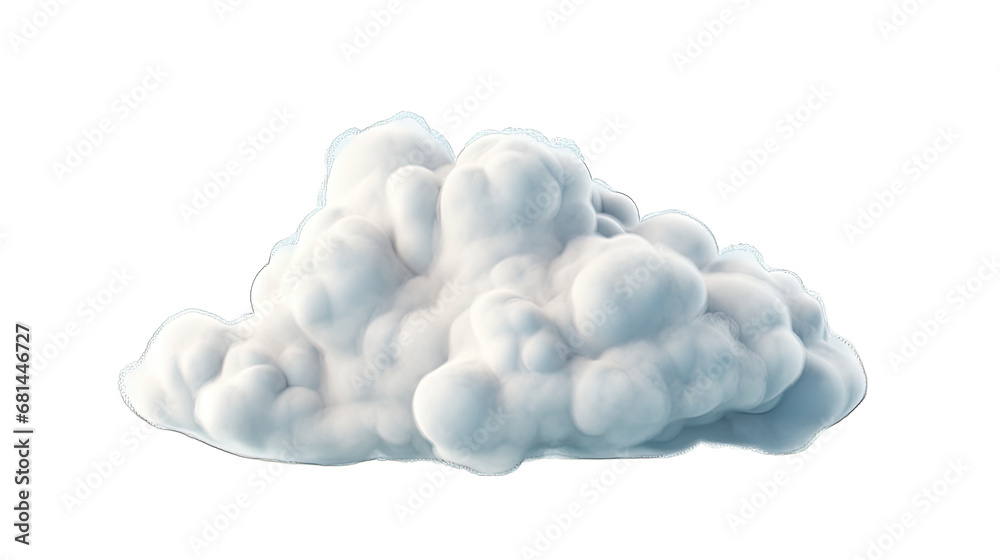 Peaceful White Cloud Isolated on Transparent or White Background, PNG Peaceful White Cloud Isolated on Transparent or White Background, PNG