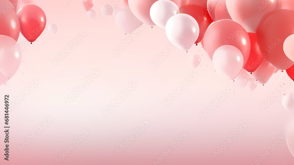 Balloon pattern decoration background, Children's Day and holiday decoration material, PPT background