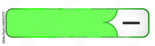 Green Reduce Iconic web vector button 