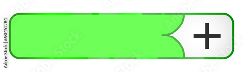 Green Iconic web vector button 