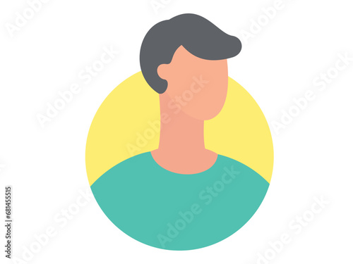 People avatar vector illustration. The human head holds power thoughts, emotions, and complexity mind Personal profiles provide insight into users preferences, hobbies, and social connections